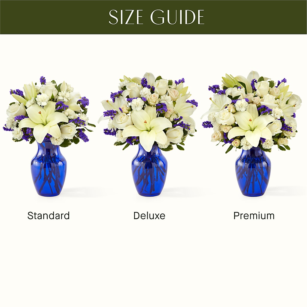 Sapphire Rush Bouquet – Harpers House Of Flowers, Goldsboro NC