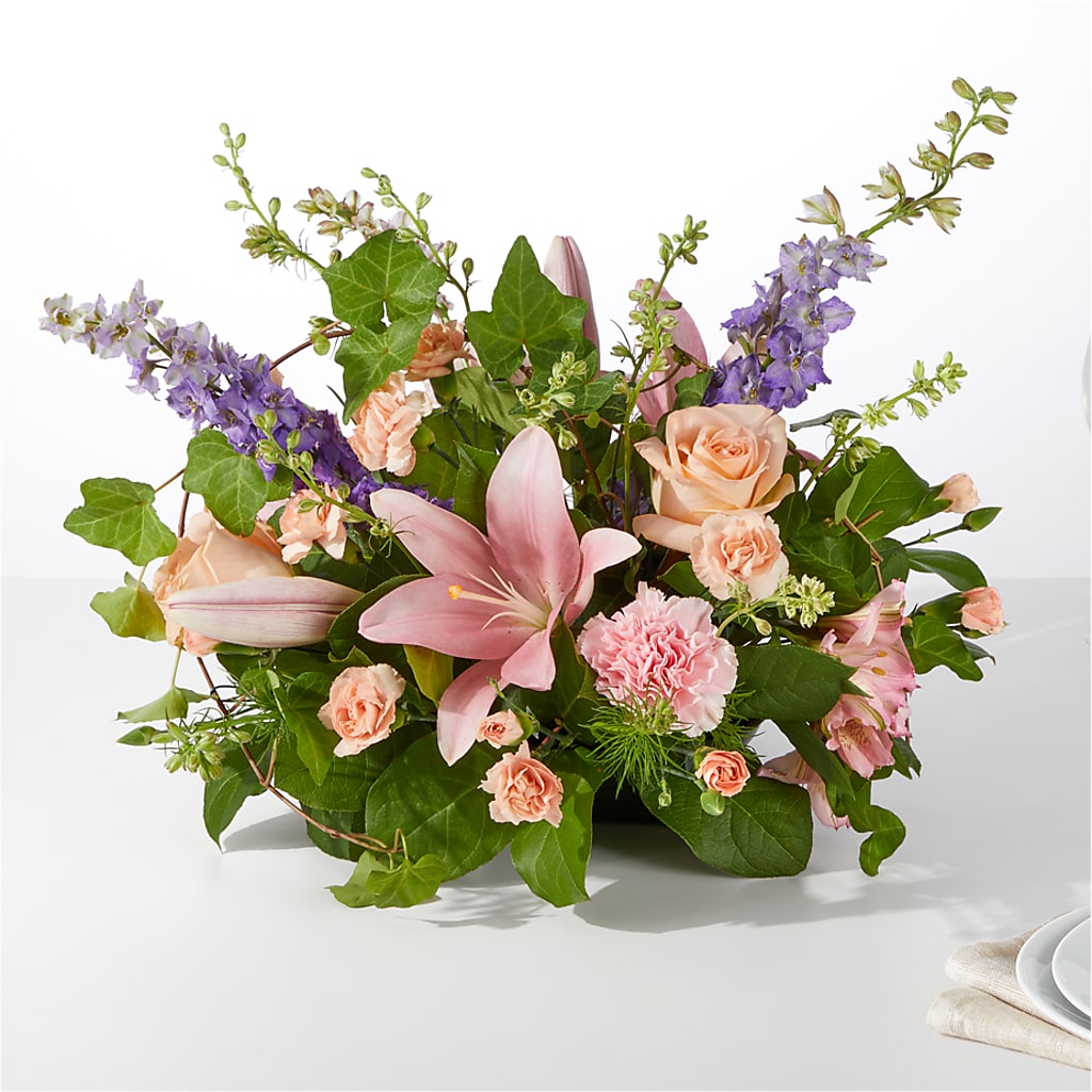 Blossom Time Centerpiece – Harpers House Of Flowers, Goldsboro NC
