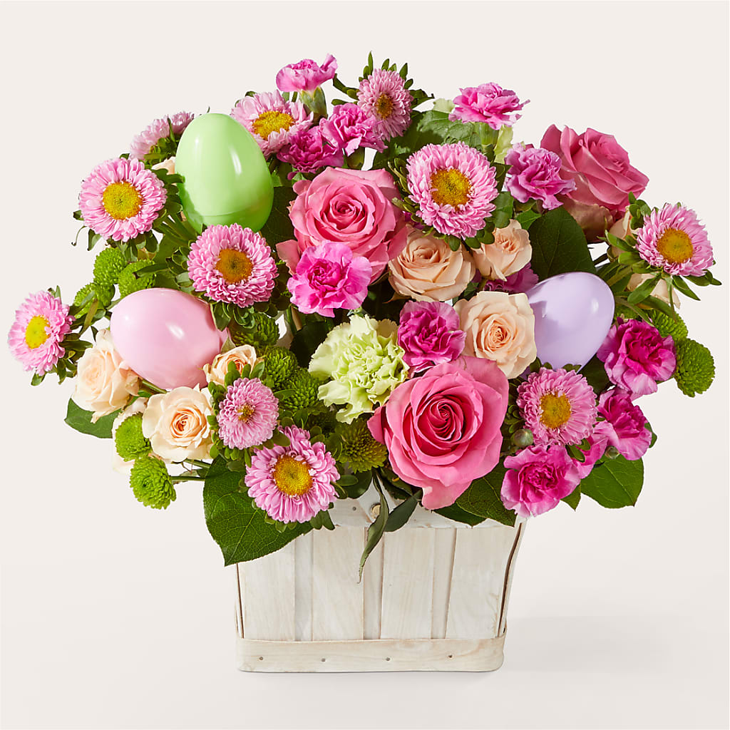 Get Eggcited Basket – Harpers House Of Flowers, Goldsboro NC