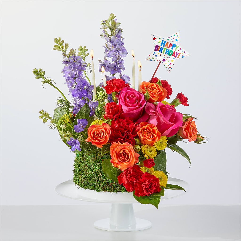 Best Year Yet Floral Cake – Harpers House Of Flowers, Goldsboro NC