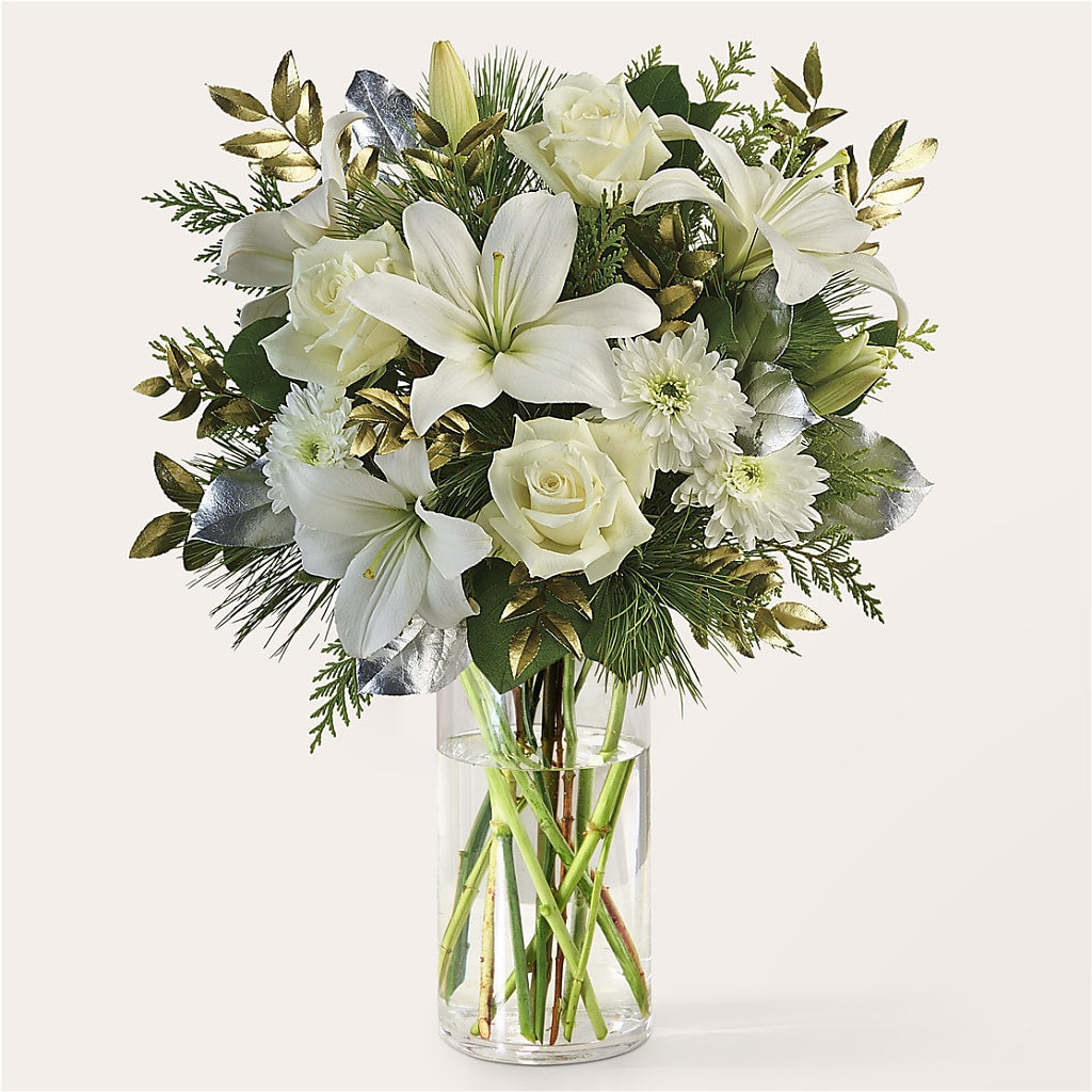 Wintry Mix Bouquet – Harpers House Of Flowers, Goldsboro NC