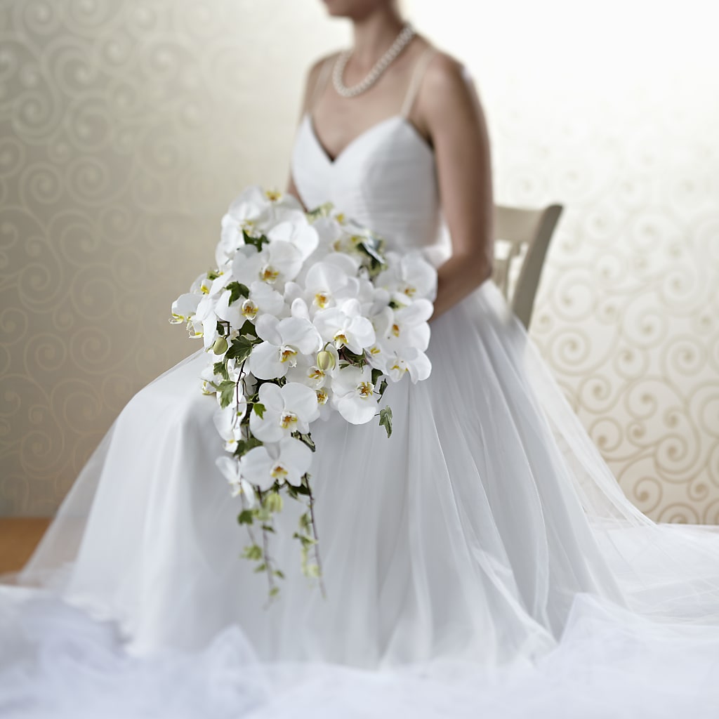 Classic White Bouquet – Harpers House Of Flowers, Goldsboro NC