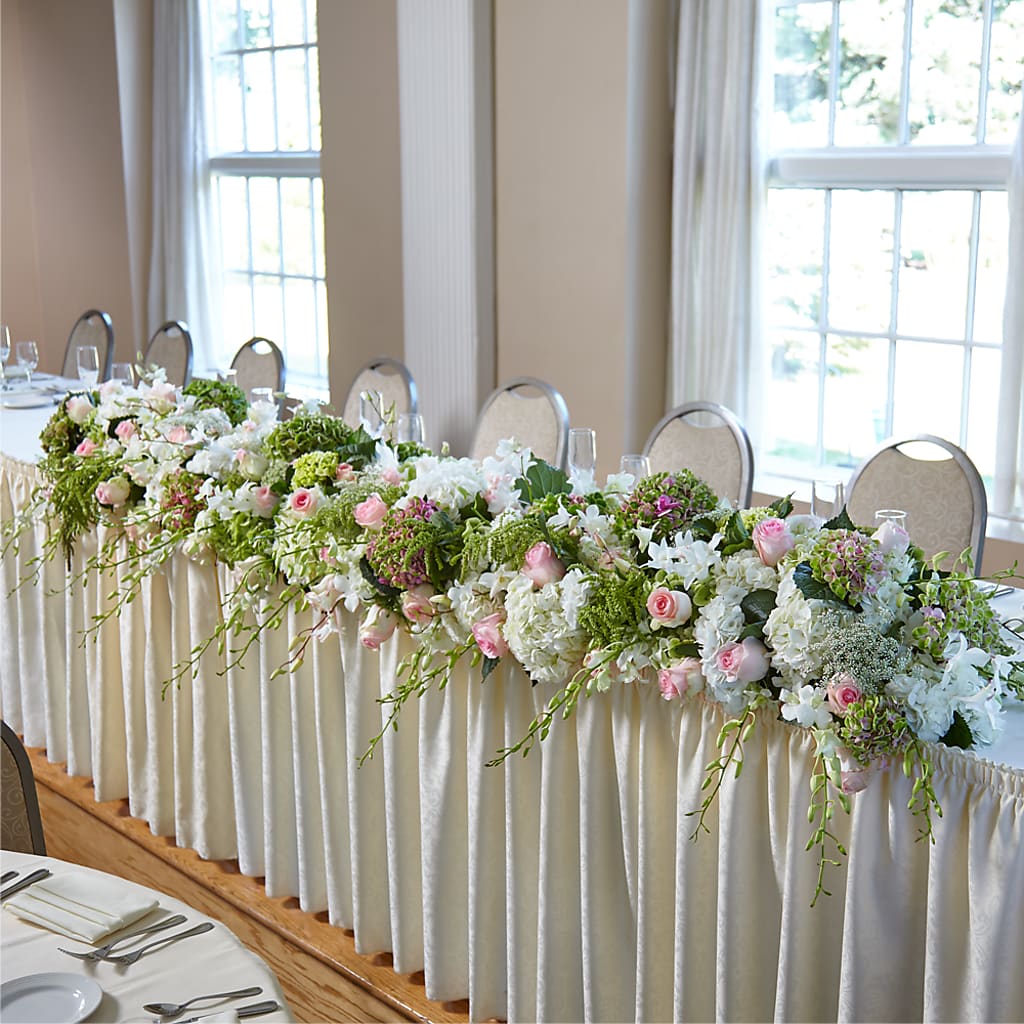 State of Joy Head Table Arrangement – Harpers House Of Flowers, Goldsboro NC