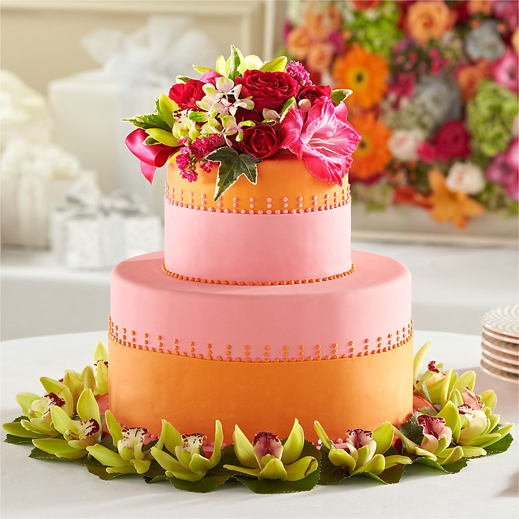 Sweet Citrus Cake Decor – Harpers House Of Flowers, Goldsboro NC