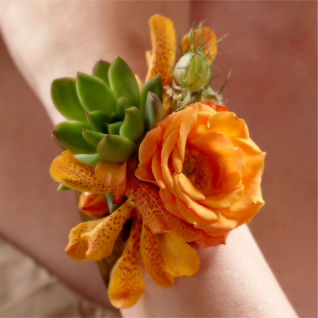 Irresistible Love Wrist Corsage – Harpers House Of Flowers, Goldsboro NC