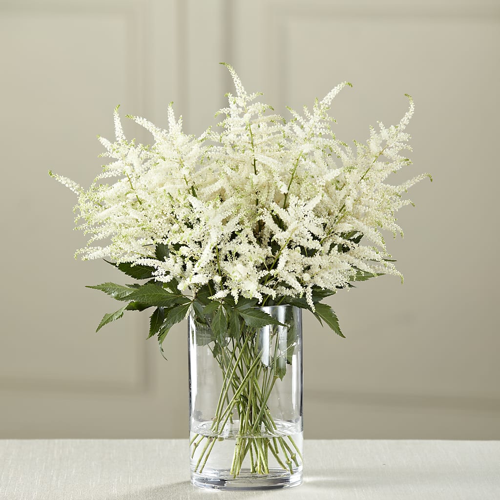 White Astilbe Bouquet – Harpers House Of Flowers, Goldsboro NC