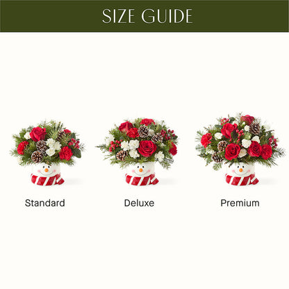Jolly Snowman Bouquet –  Harpers House Of Flowers, Goldsboro NC