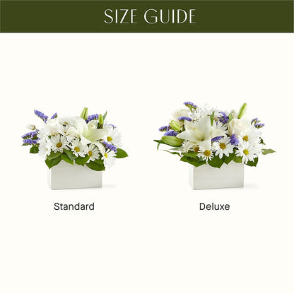 Beyond Blue Box Bouquet –  Harpers House Of Flowers, Goldsboro NC