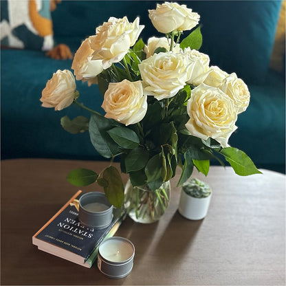 Long Stem Yellow Rose Bouquet –  Harpers House Of Flowers, Goldsboro NC