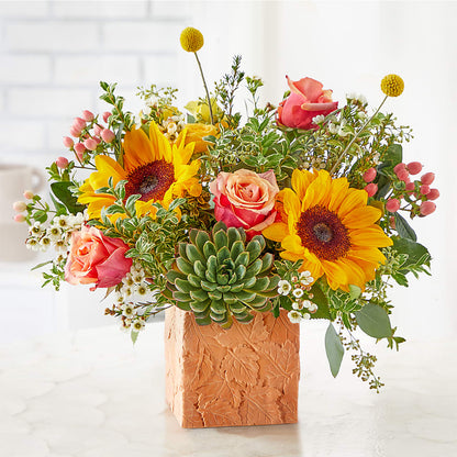 Sunflower Season Bouquet –  Harpers House Of Flowers, Goldsboro NC