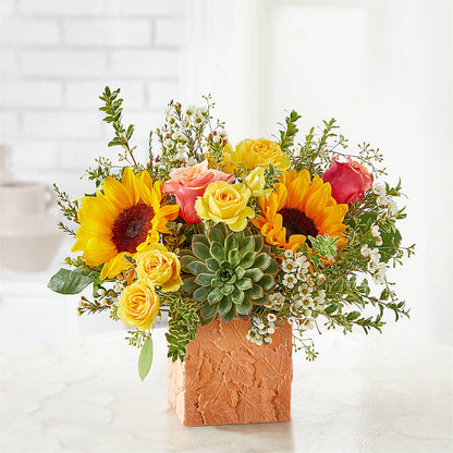 Sunflower Season Bouquet –  Harpers House Of Flowers, Goldsboro NC