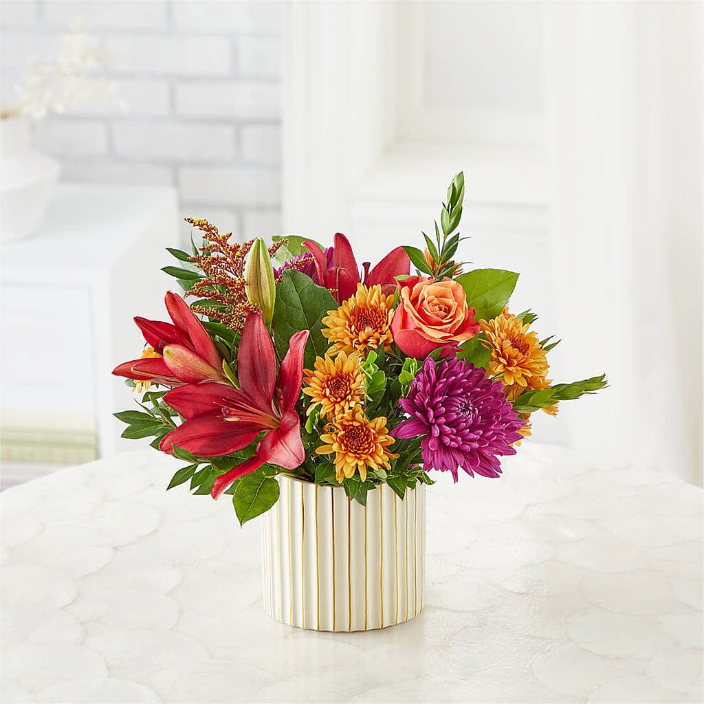 Burgundy Landscape Bouquet –  Harpers House Of Flowers, Goldsboro NC