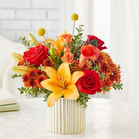 Scarlet Skies Bouquet –  Harpers House Of Flowers, Goldsboro NC