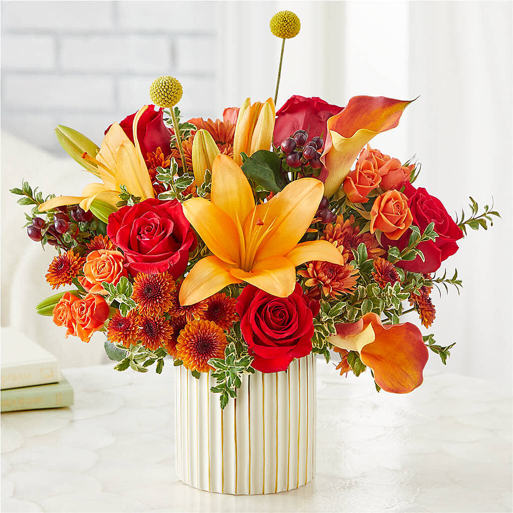 Scarlet Skies Bouquet –  Harpers House Of Flowers, Goldsboro NC