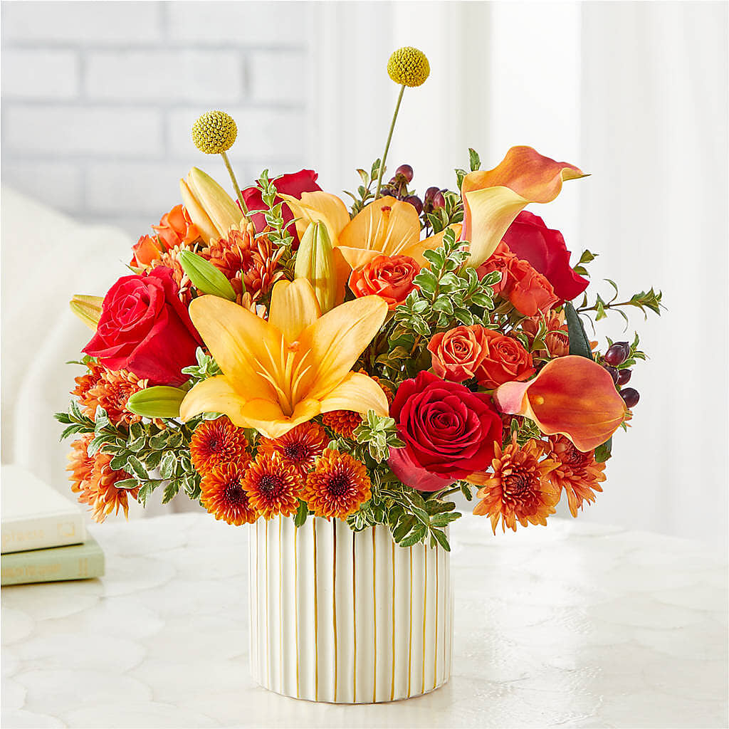 Scarlet Skies Bouquet –  Harpers House Of Flowers, Goldsboro NC
