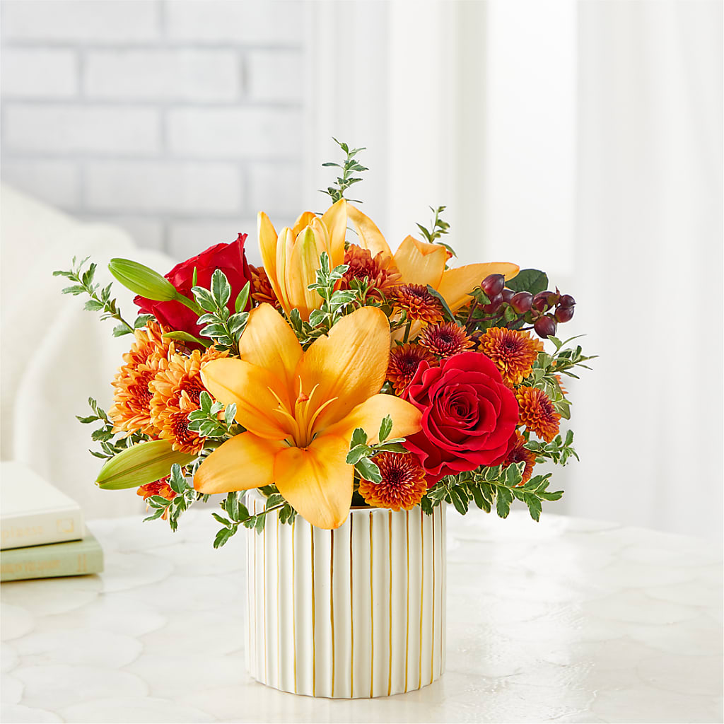 Scarlet Skies Bouquet –  Harpers House Of Flowers, Goldsboro NC