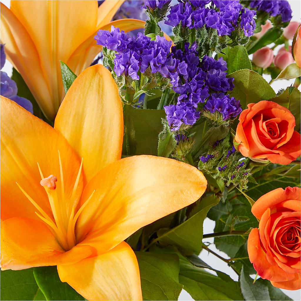 Radiant Citrus Bouquet –  Harpers House Of Flowers, Goldsboro NC