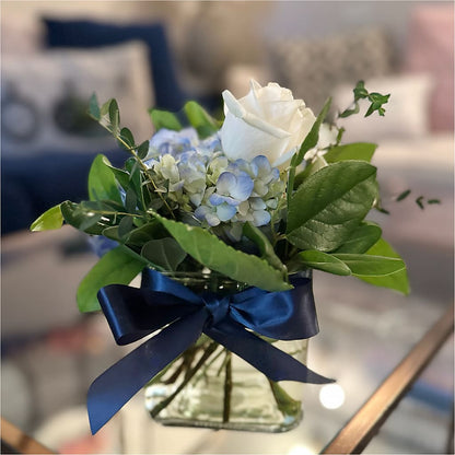 Sky Blue Delight Bouquet –  Harpers House Of Flowers, Goldsboro NC