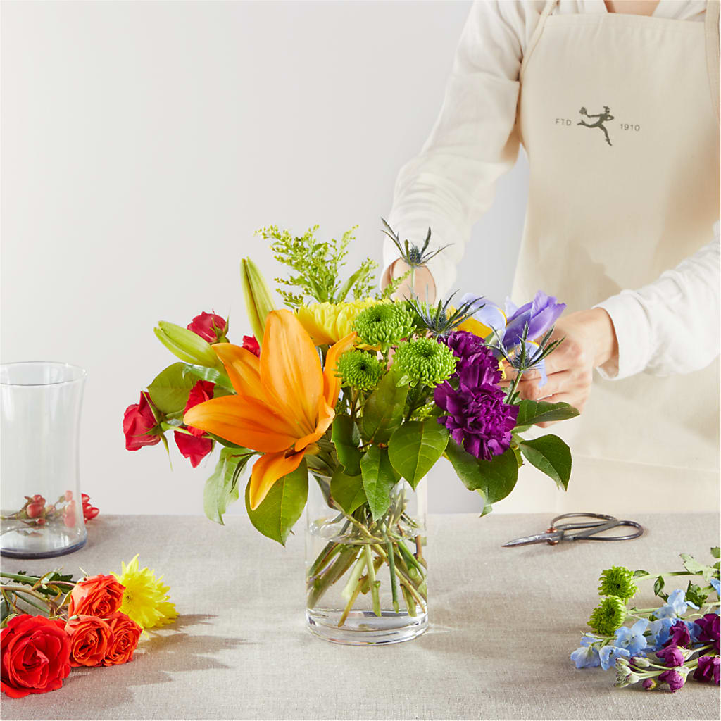 Summer Spectra - A Florist Original –  Harpers House Of Flowers, Goldsboro NC