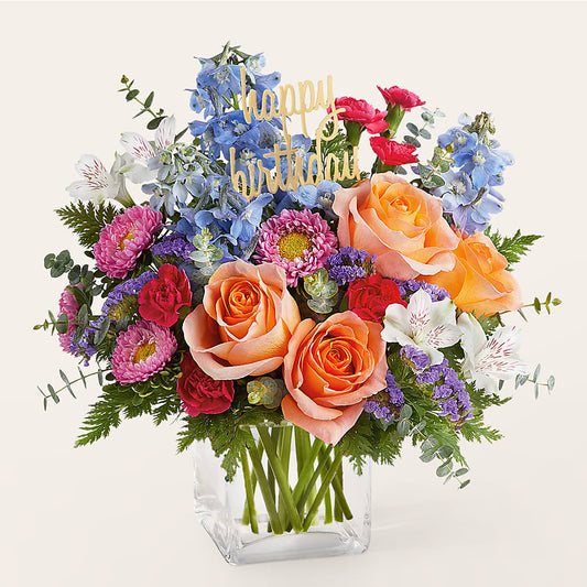 Birthday Bash Bouquet –  Harpers House Of Flowers, Goldsboro NC