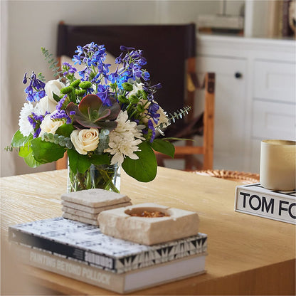 Cerulean Waves Bouquet –  Harpers House Of Flowers, Goldsboro NC