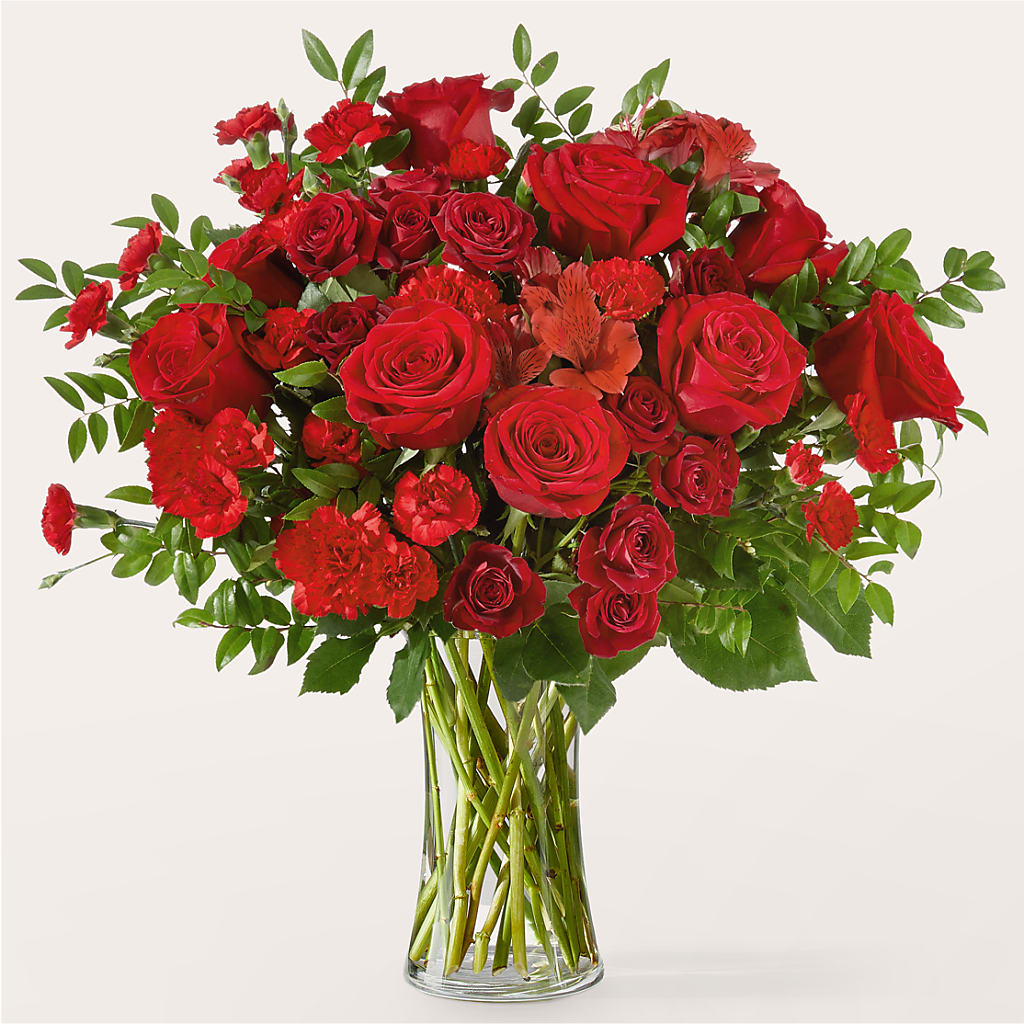 Brilliant Ruby Bouquet –  Harpers House Of Flowers, Goldsboro NC