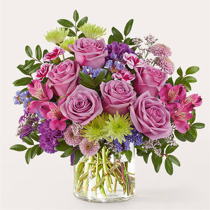 Glass Half Full Bouquet –  Harpers House Of Flowers, Goldsboro NC
