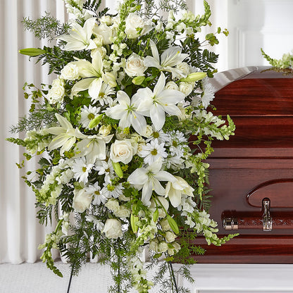 Loving Thoughts Standing Spray –  Harpers House Of Flowers, Goldsboro NC