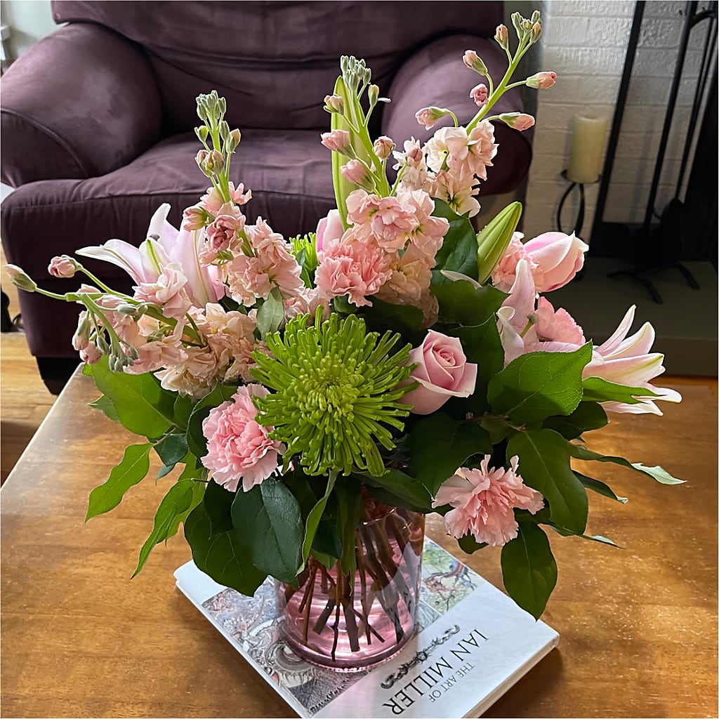Pretty in Pink Bouquet –  Harpers House Of Flowers, Goldsboro NC