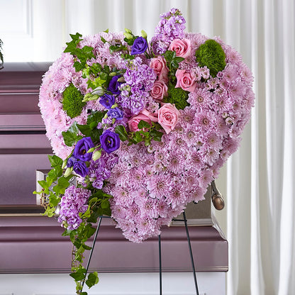 Treasured Love Standing Heart –  Harpers House Of Flowers, Goldsboro NC