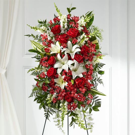 Everlasting Memory Standing Spray –  Harpers House Of Flowers, Goldsboro NC