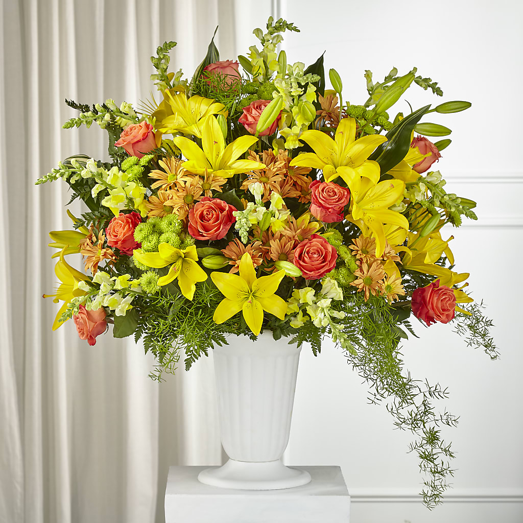Fall Sentiments Arrangement –  Harpers House Of Flowers, Goldsboro NC