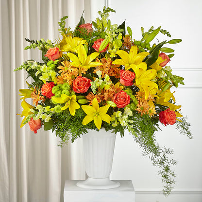 Fall Sentiments Arrangement –  Harpers House Of Flowers, Goldsboro NC