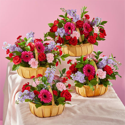 Pink Picnic Basket –  Harpers House Of Flowers, Goldsboro NC