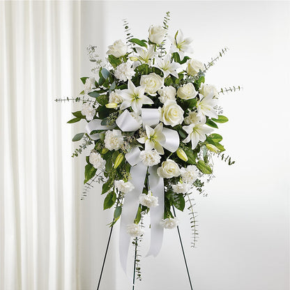 With Care Standing Spray –  Harpers House Of Flowers, Goldsboro NC