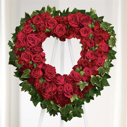 Wholehearted Standing Spray –  Harpers House Of Flowers, Goldsboro NC