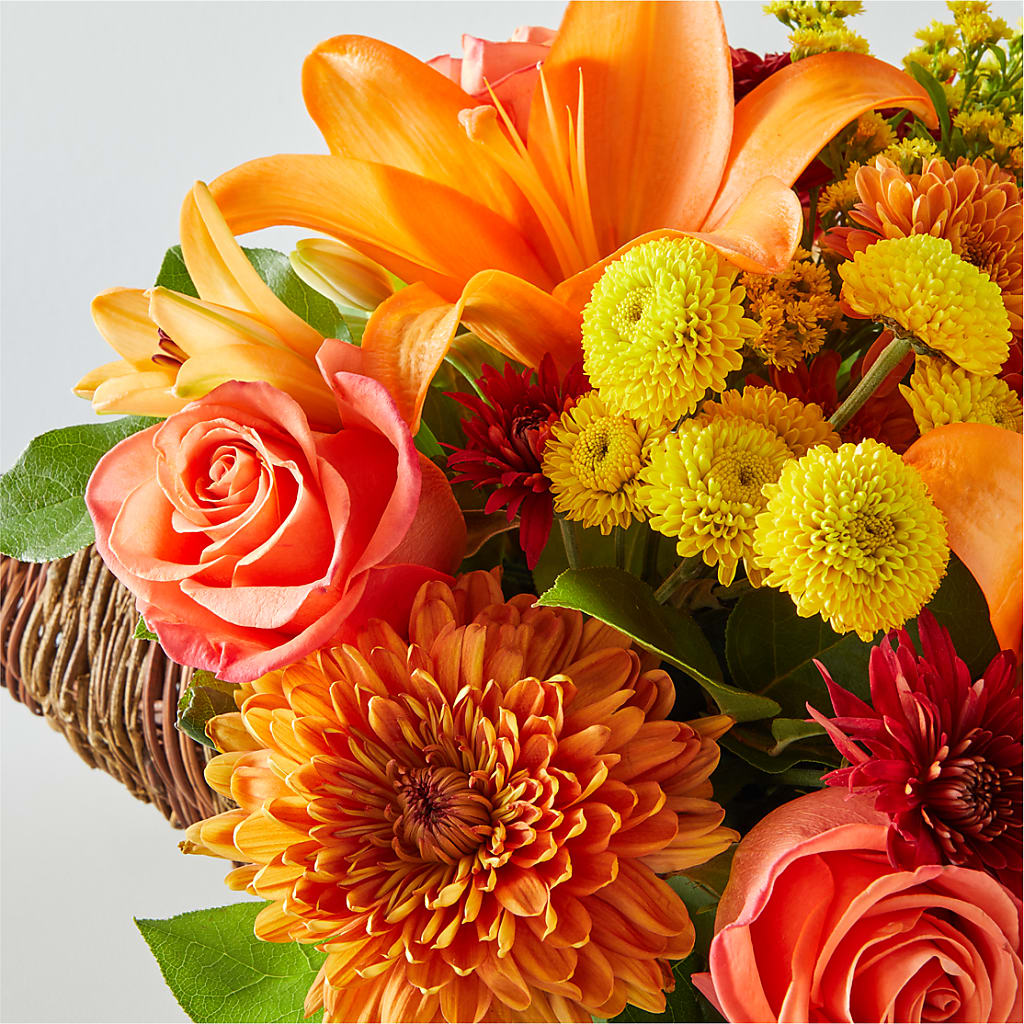 Bouquet of Blessings Cornucopia –  Harpers House Of Flowers, Goldsboro NC