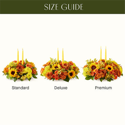 Autumn Harmony Centerpiece –  Harpers House Of Flowers, Goldsboro NC
