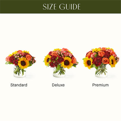 September Sunset Bouquet –  Harpers House Of Flowers, Goldsboro NC