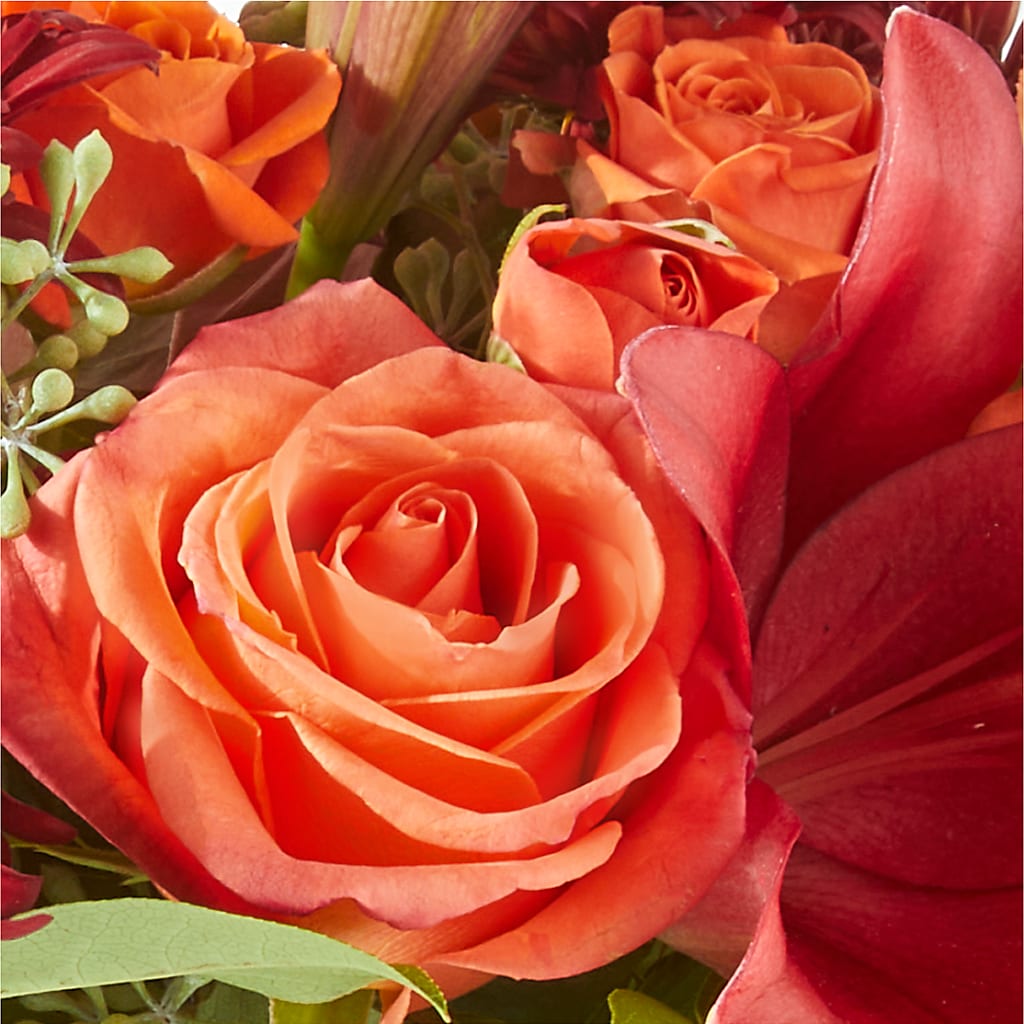 Crimson Leaves Bouquet –  Harpers House Of Flowers, Goldsboro NC