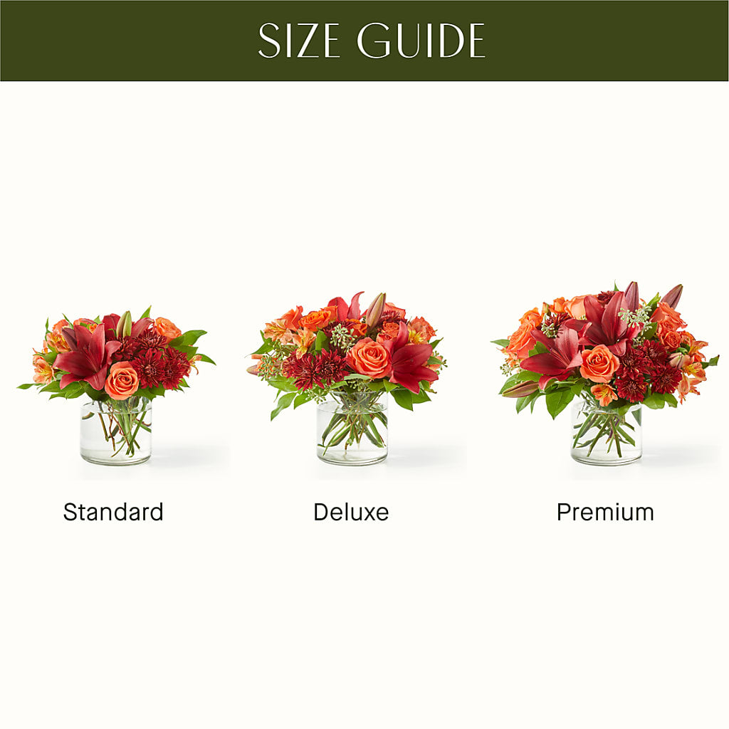 Crimson Leaves Bouquet –  Harpers House Of Flowers, Goldsboro NC