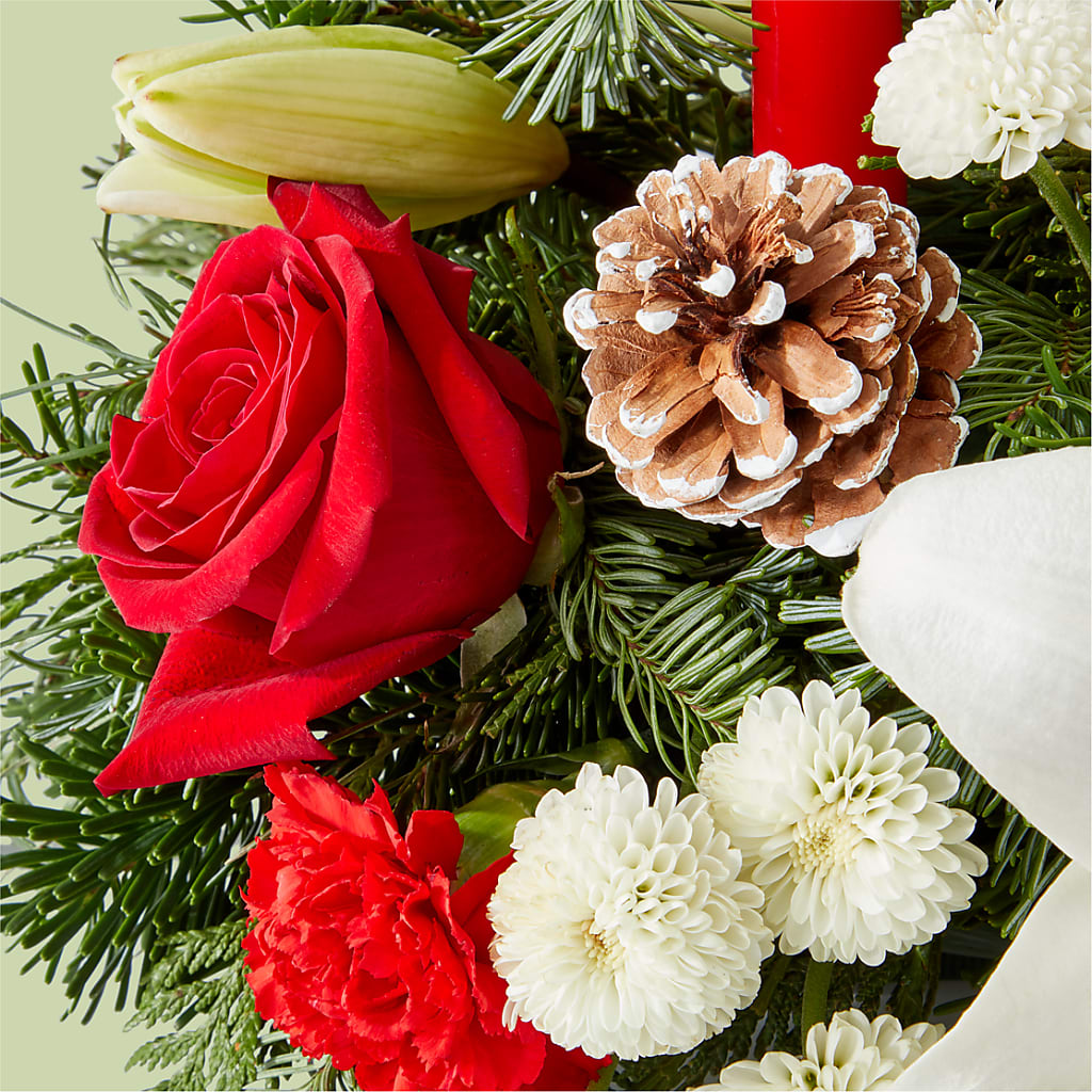 Seasonal Festivities Centerpiece –  Harpers House Of Flowers, Goldsboro NC