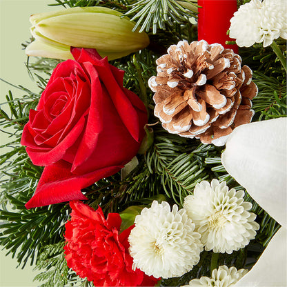 Seasonal Festivities Centerpiece –  Harpers House Of Flowers, Goldsboro NC