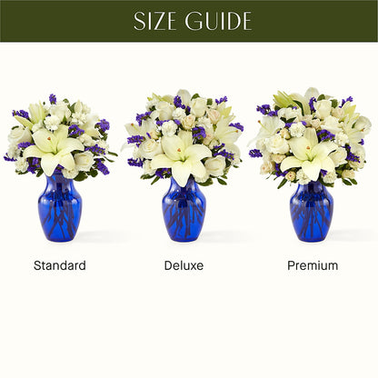 Sapphire Rush Bouquet –  Harpers House Of Flowers, Goldsboro NC