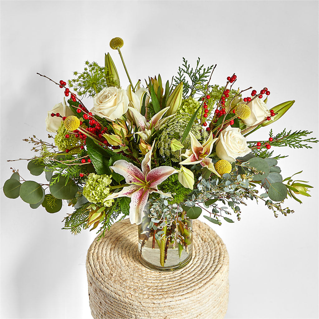 Berry & Bright Bouquet –  Harpers House Of Flowers, Goldsboro NC