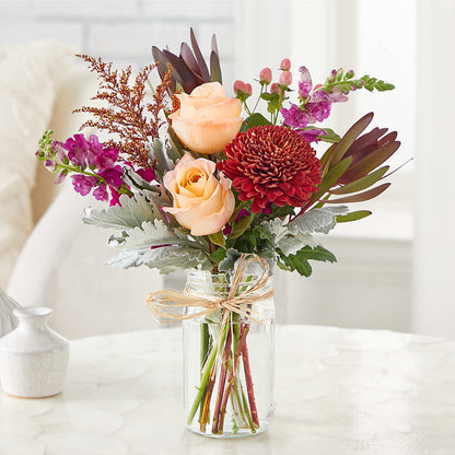 Moody Hues Bouquet –  Harpers House Of Flowers, Goldsboro NC