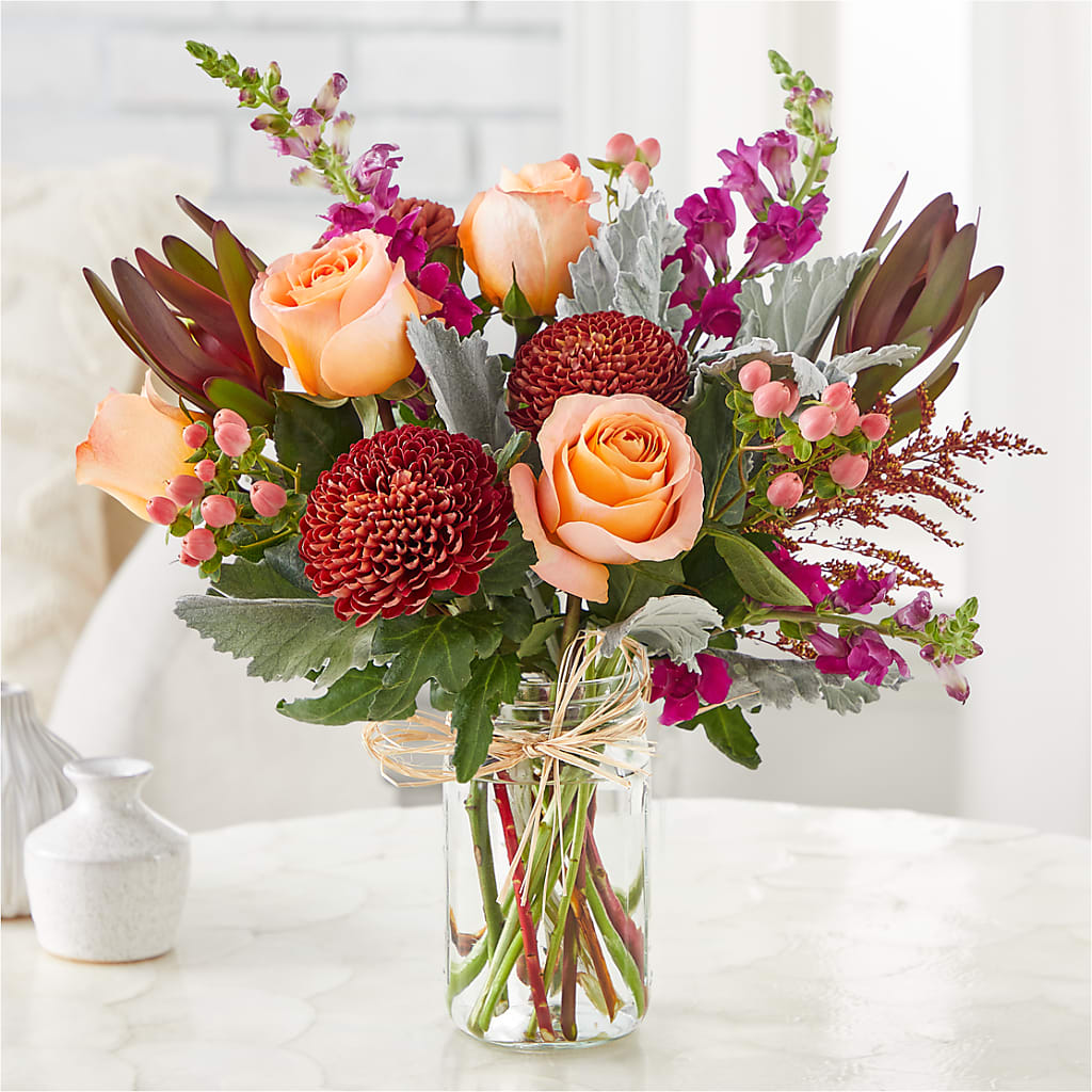 Moody Hues Bouquet –  Harpers House Of Flowers, Goldsboro NC