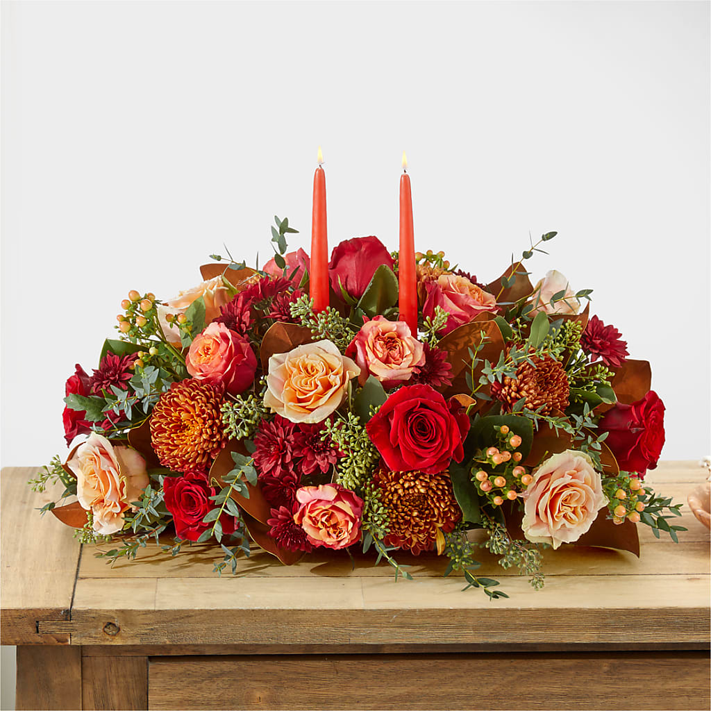 Gather Near Centerpiece –  Harpers House Of Flowers, Goldsboro NC