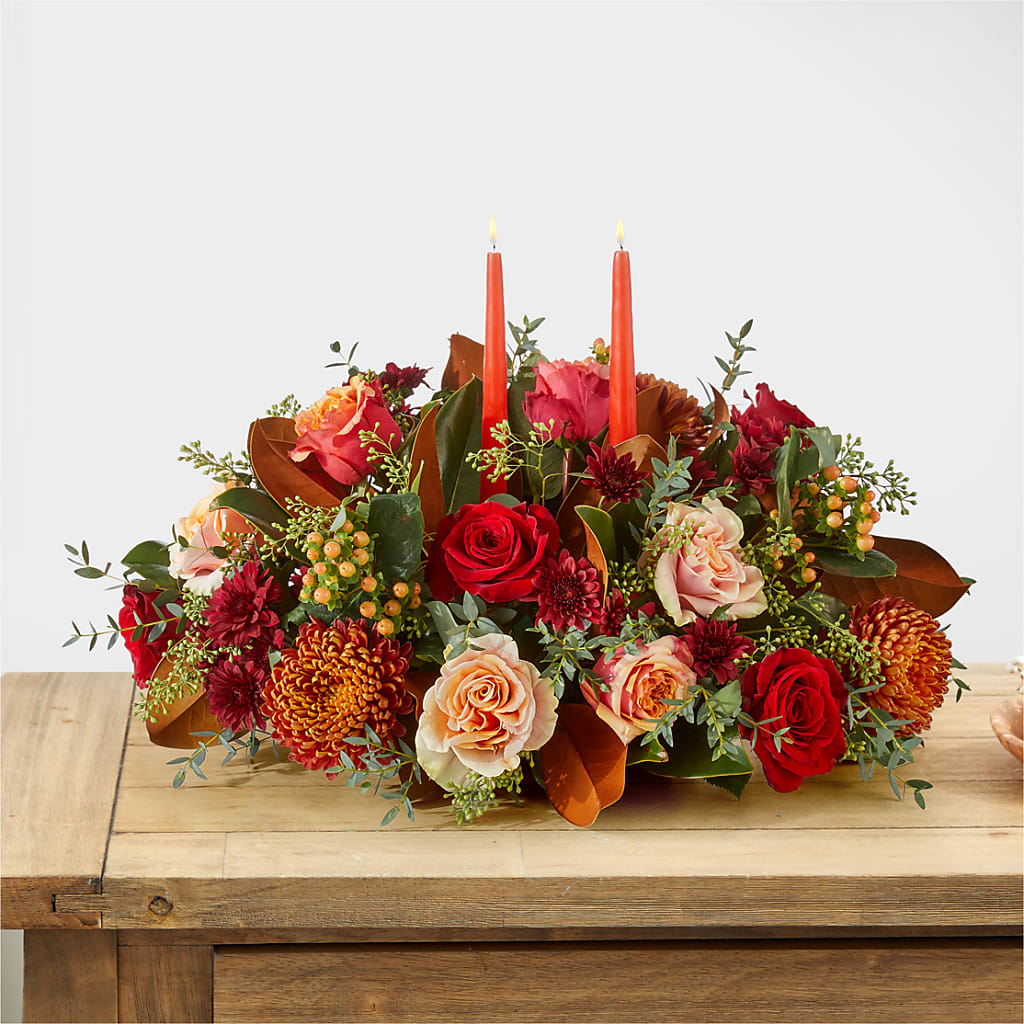 Gather Near Centerpiece –  Harpers House Of Flowers, Goldsboro NC