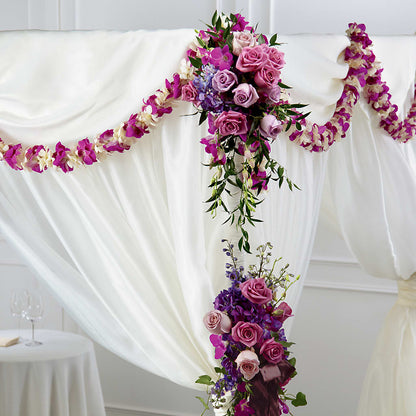 Color & Light Chuppah Decor –  Harpers House Of Flowers, Goldsboro NC